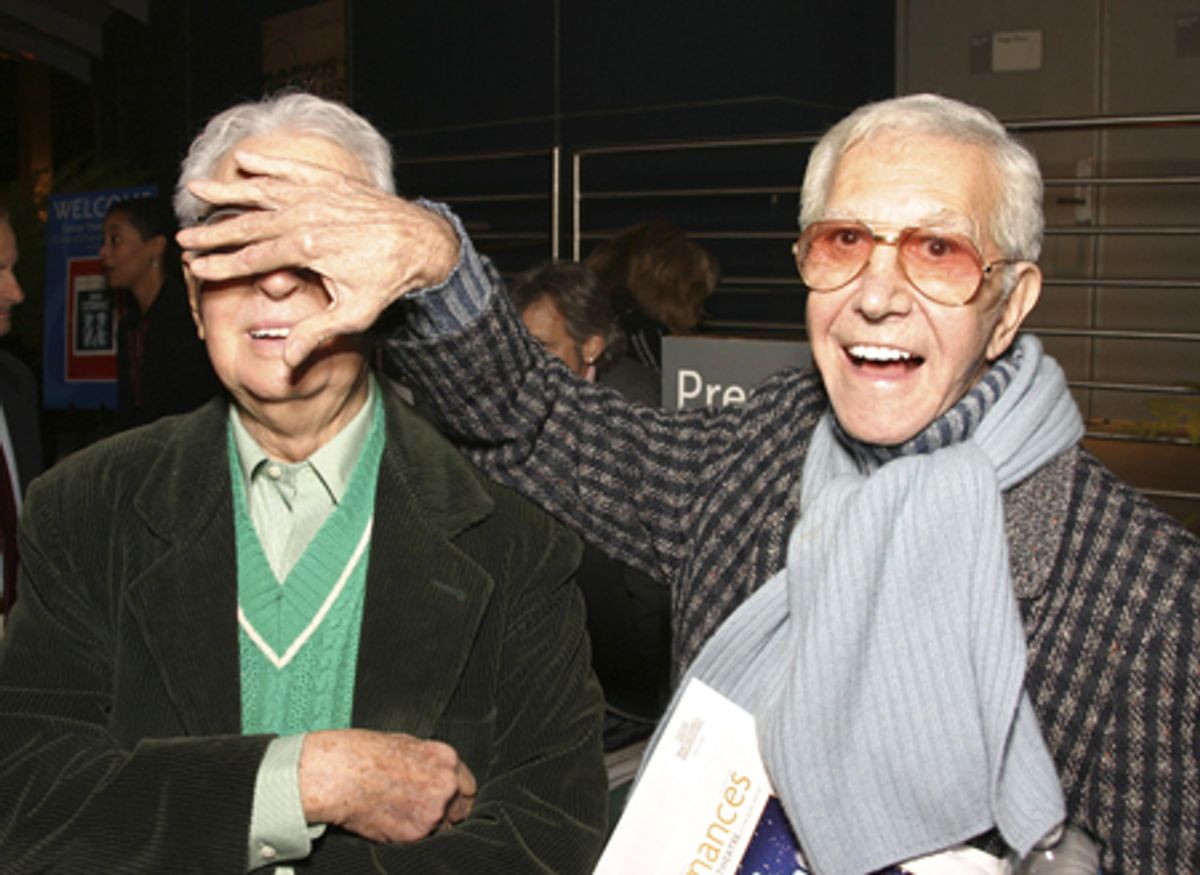 Robert Spencer and Mr. Blackwell at  Edward Scissorhands Opens in L.A.