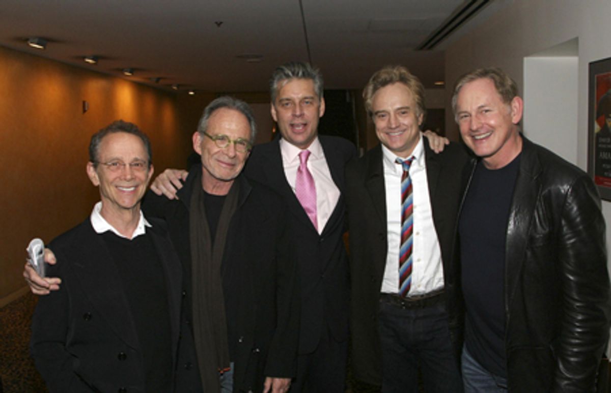 Joel Grey, Ron Rifkin, CTG Artistic Director Michael Ritchie, Bradley Whitford and Victor Garber at 