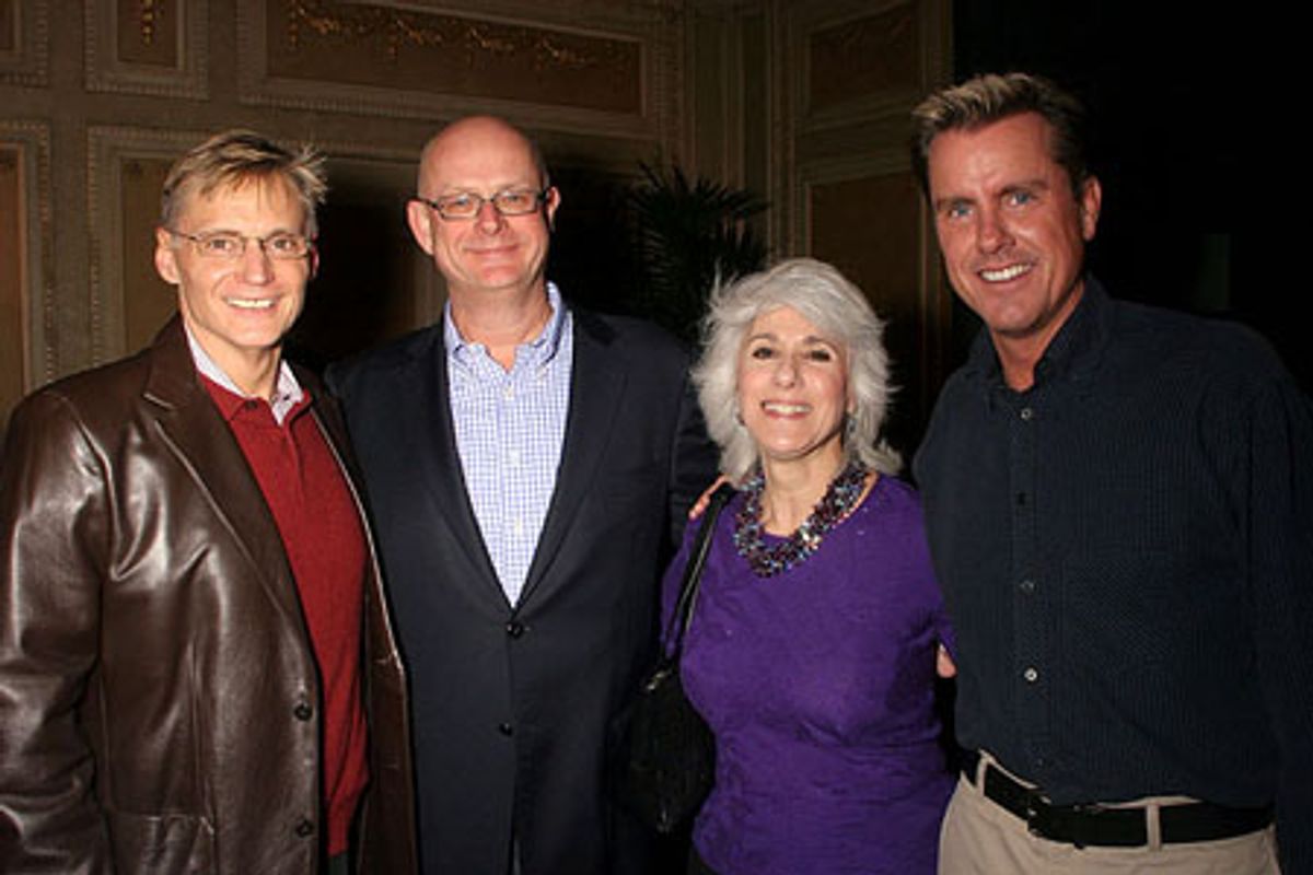 Chuck Fischer, Stewart Thompson, Jamie DeRoy and Jim Randolph at 