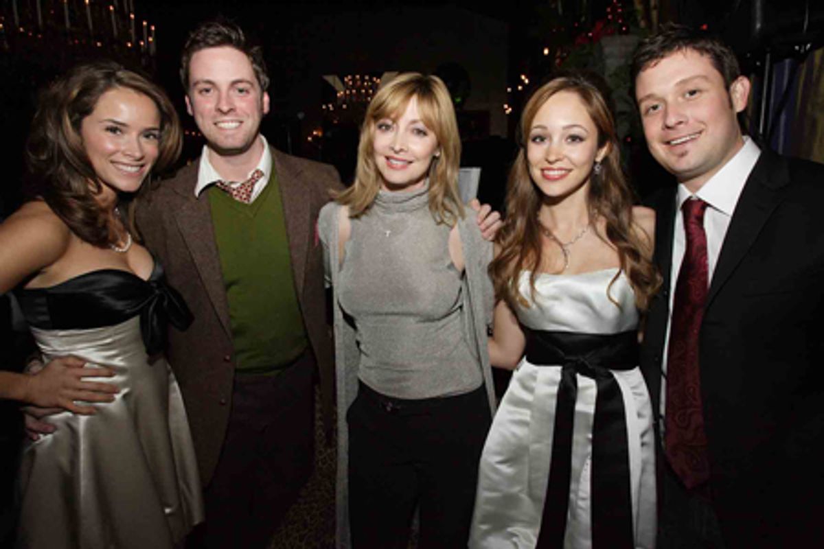 Abigail Spencer, UPRIGHT Music Director Trapper Felides, Sharon Lawrence, Autumn Reeser, Anthony Pisano at 