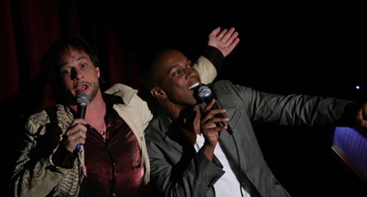 Jason Paige and Leslie Odom Jr. at 