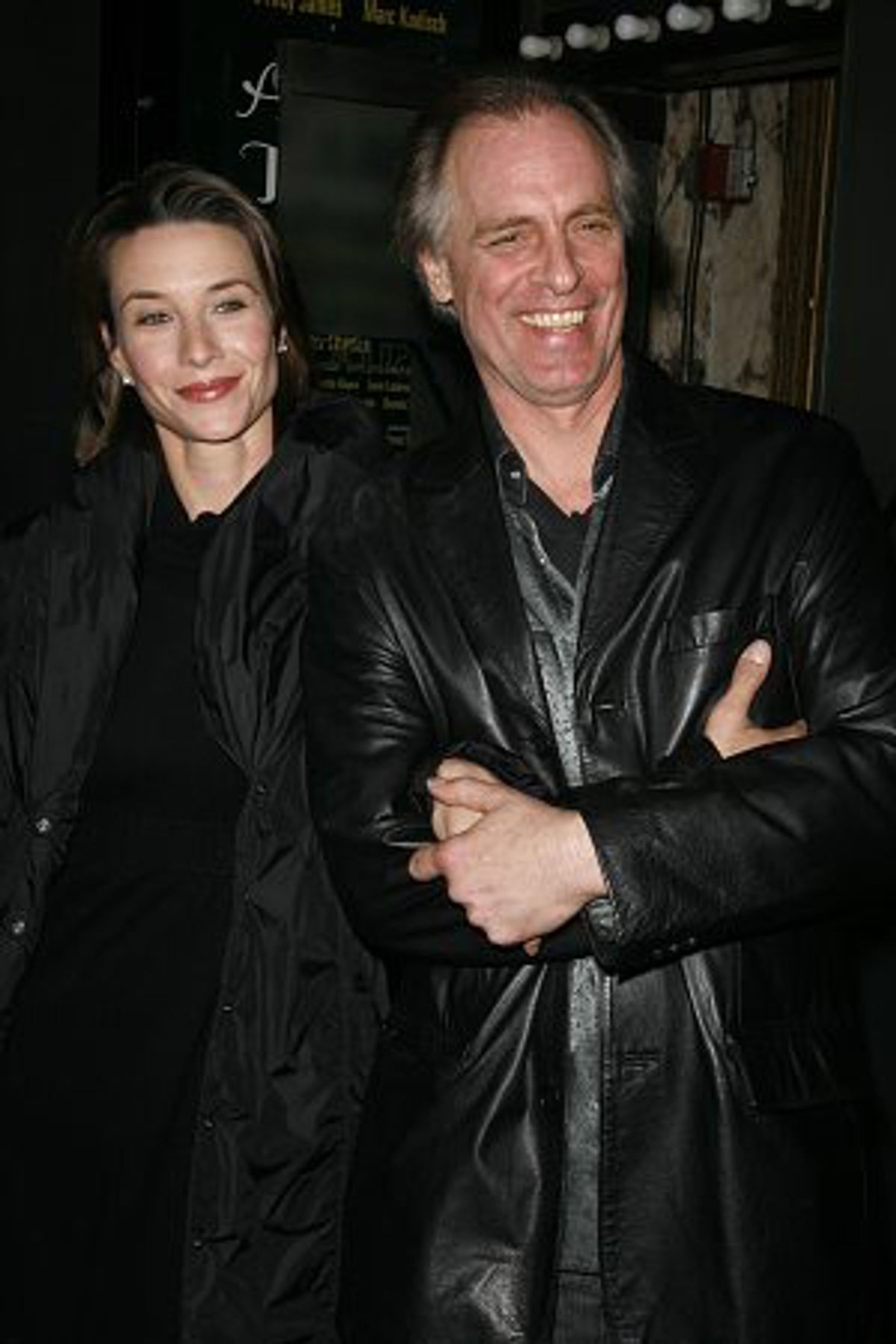 Keith Carradine and wife at 