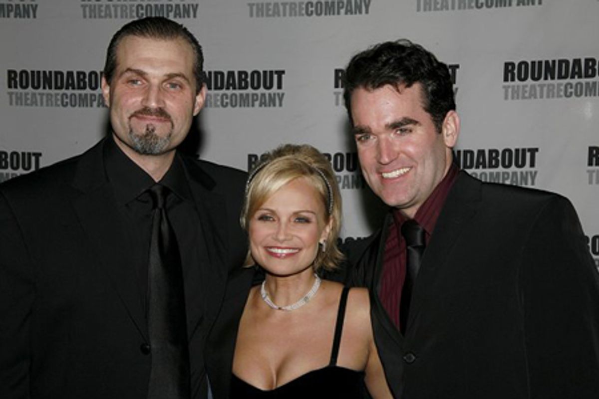 Marc Kudisch, Kristin Chenoweth and Brian D'Arcy James at 