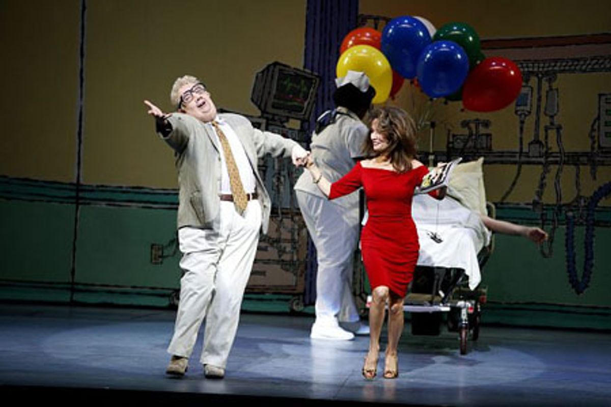 Martin Short and Susan Lucci, with Capathia Jenkins and Marc Shaiman at 