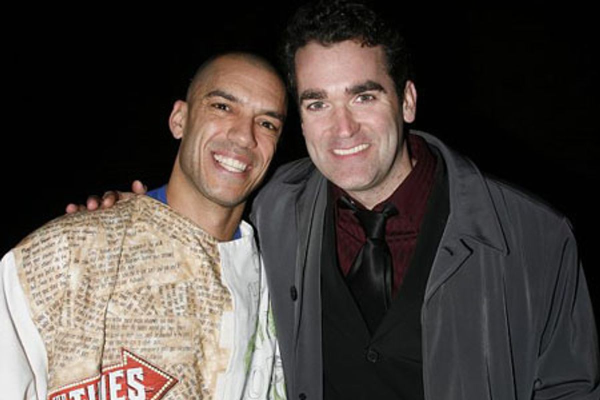 Dennis Stowe and Brian D'Arcy James at 