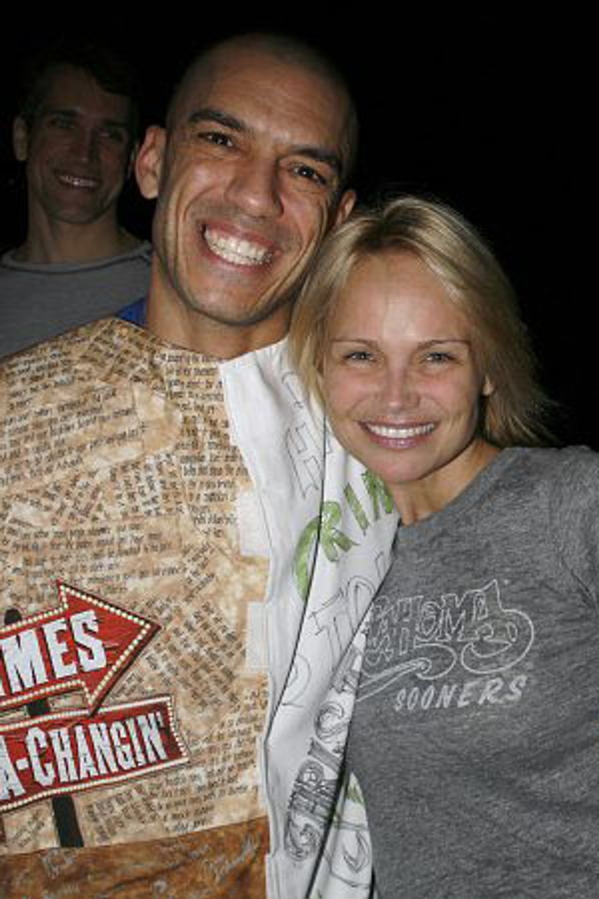 Dennis Stowe and Kristin Chenoweth at 