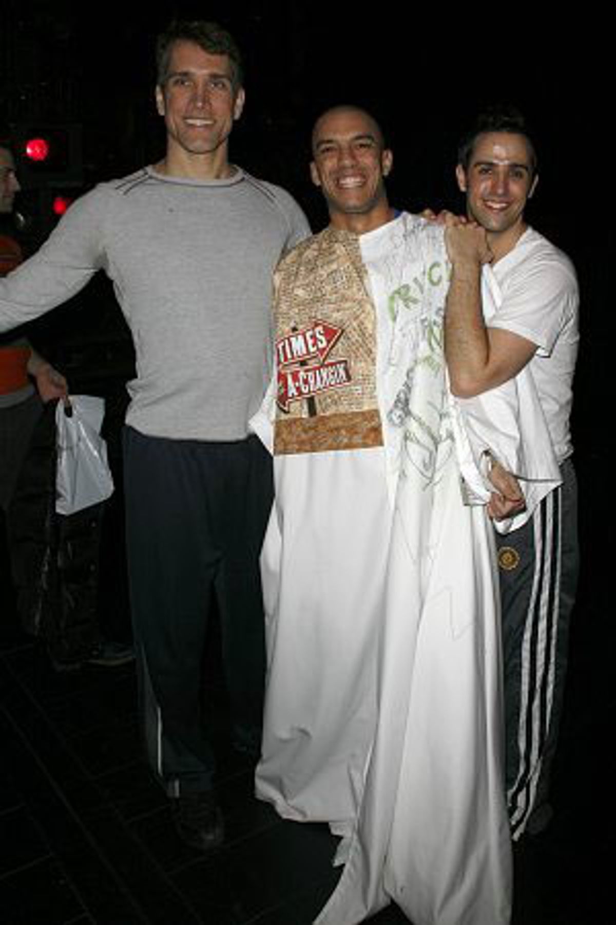 Mike McGowan, Dennis Stowe and Eric Santagata at 