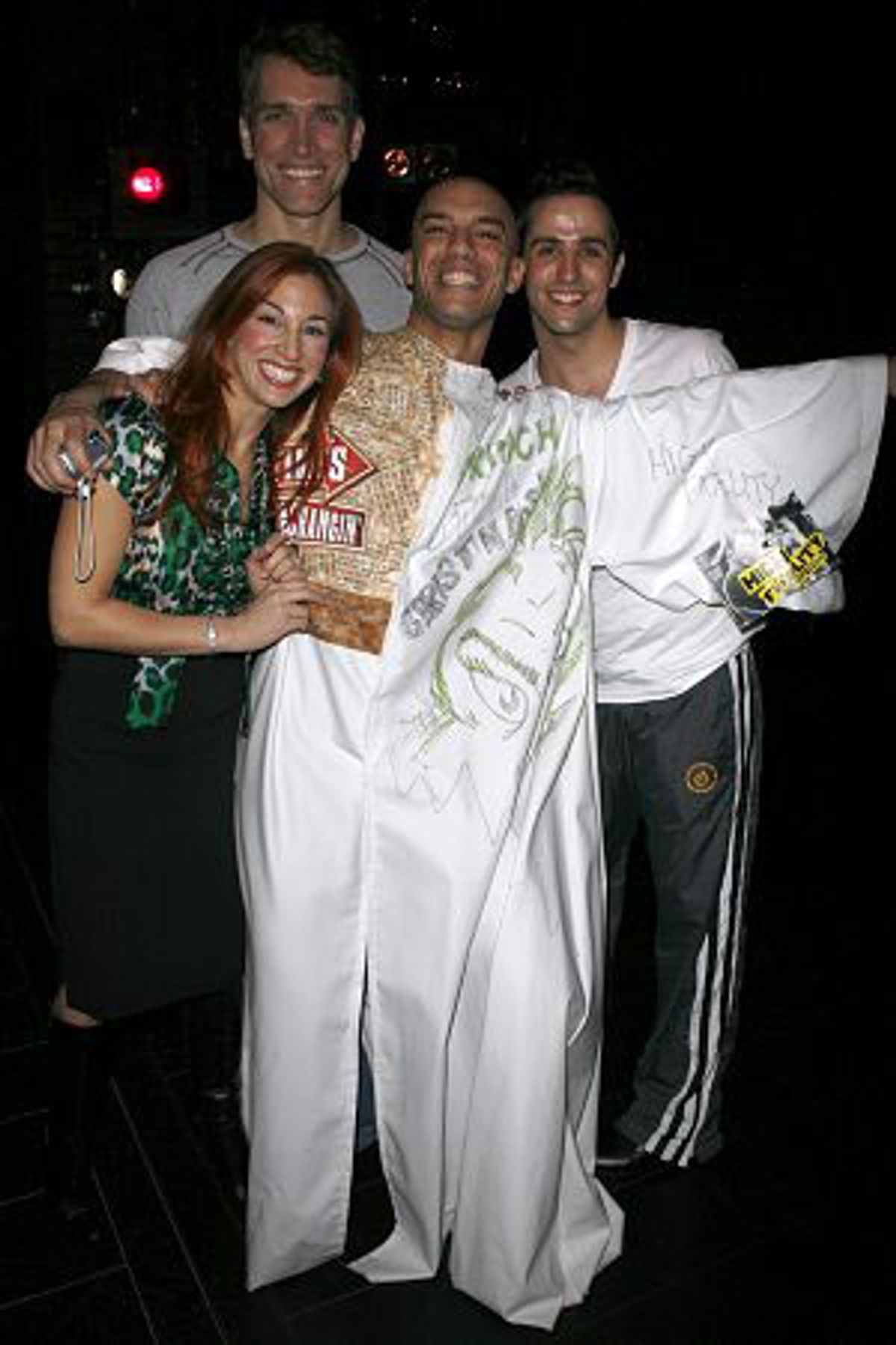 Lorin Latarro, Mike McGowan, Dennis Stowe and Eric Santagata at 