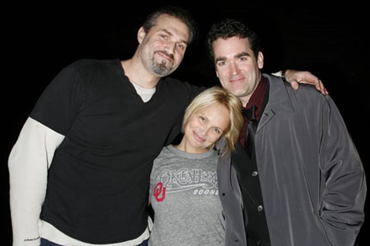 Marc Kudisch, Kristin Chenoweth and Brian D'Arcy James at 