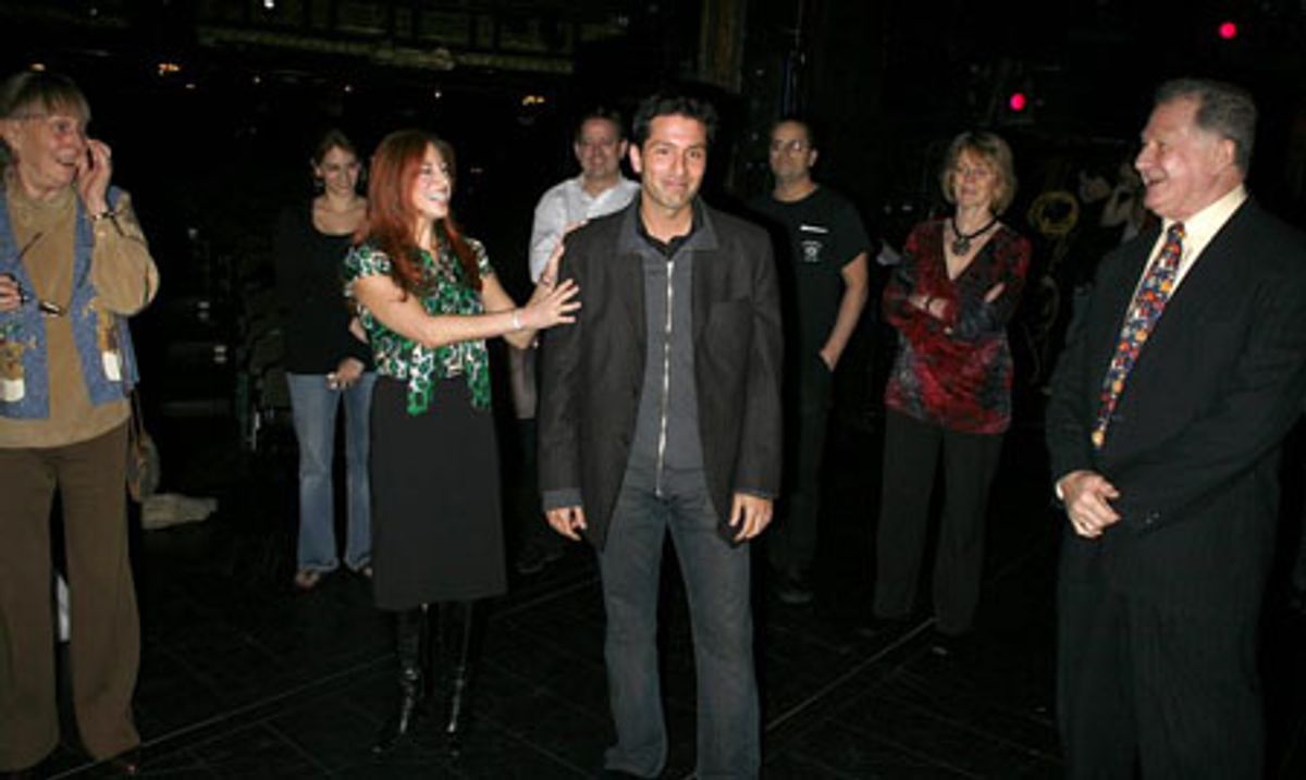 Past Gypsy Robe Winners Lorin Latarro, Vince Pesce and Harvey Evans at 