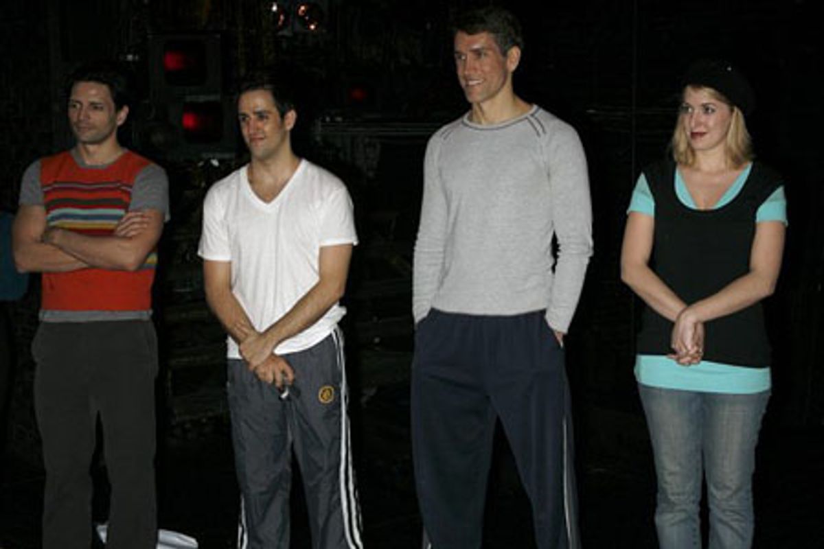 Sean Palmer, Eric Santagata, Mike McGowan and Meggie Cansler at 