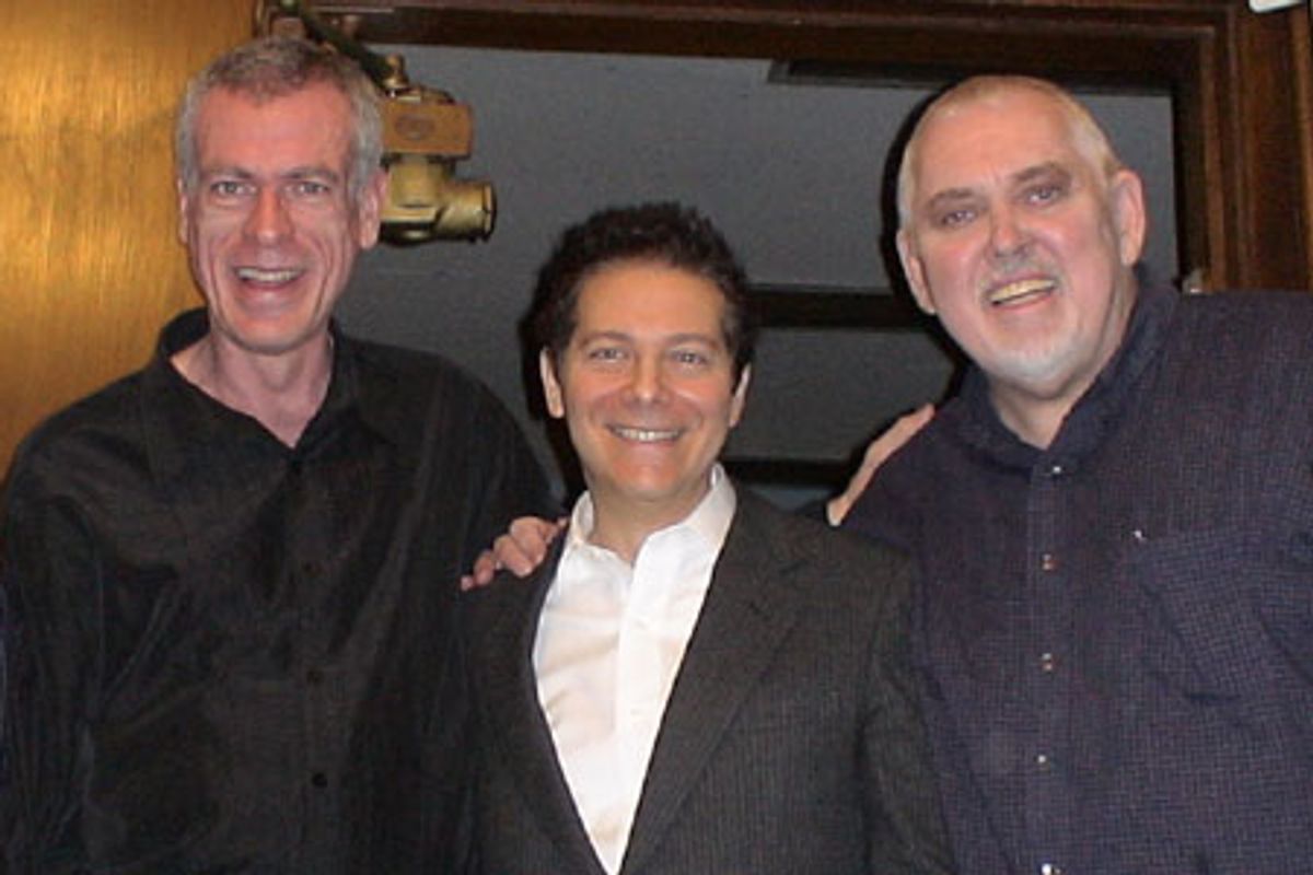 Steve Schalchlin, Michael Feinstein and Jim Brochu at 