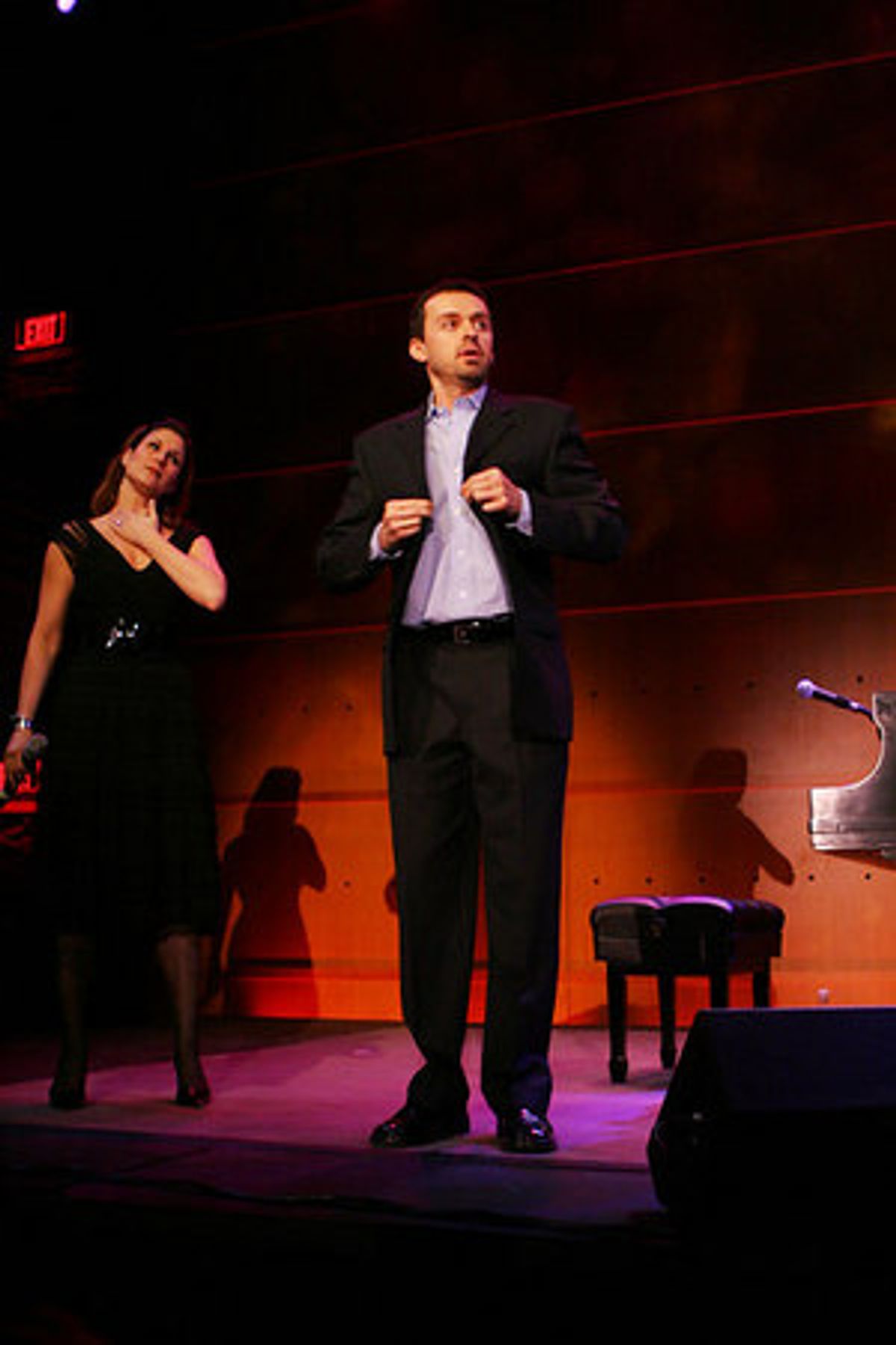 Stephanie J. Block and Andrew Lippa at 