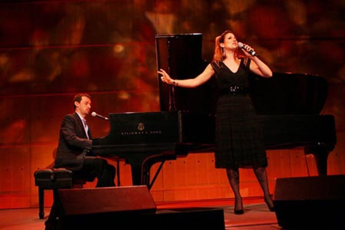Andrew Lippa and Stephanie J. Block at 