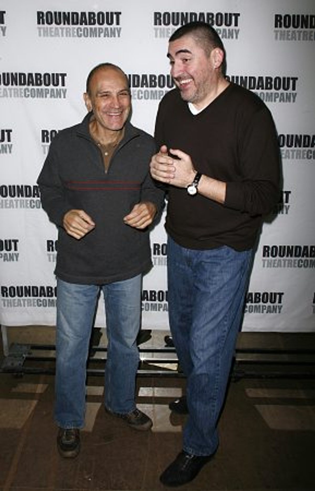 Edward Hajj and Alfred Molina at 