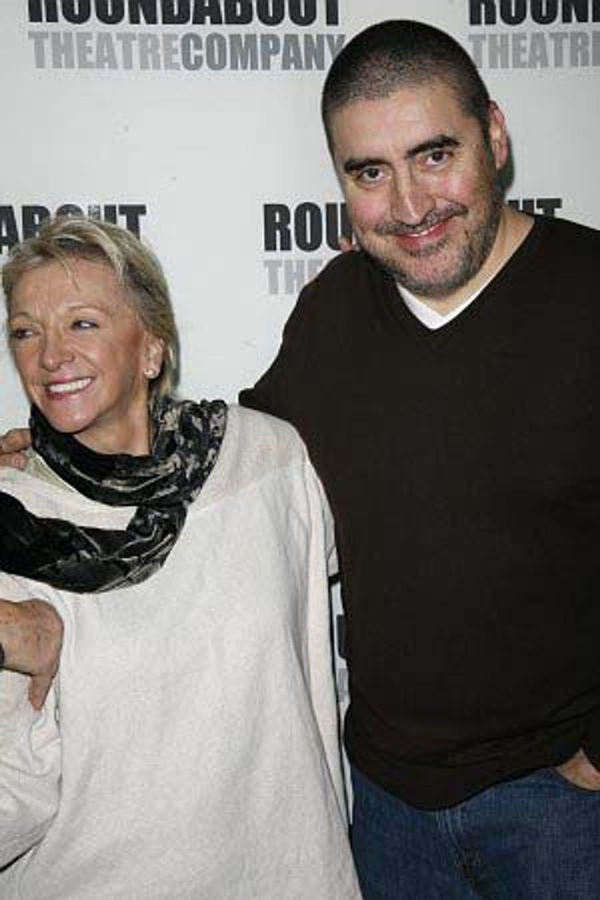 Elizabeth Franz and Alfred Molina at 