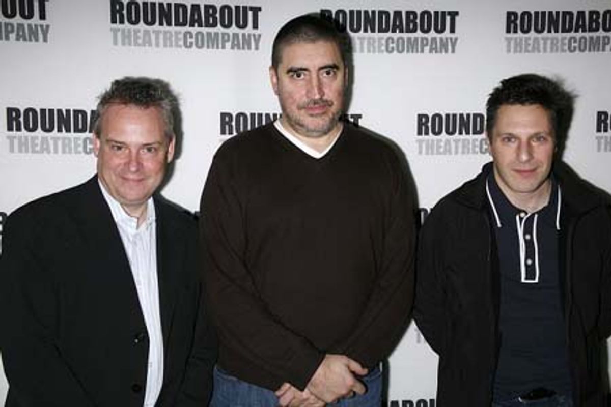 Doug Hughes, Alfred Molina and Patrick Marber at 