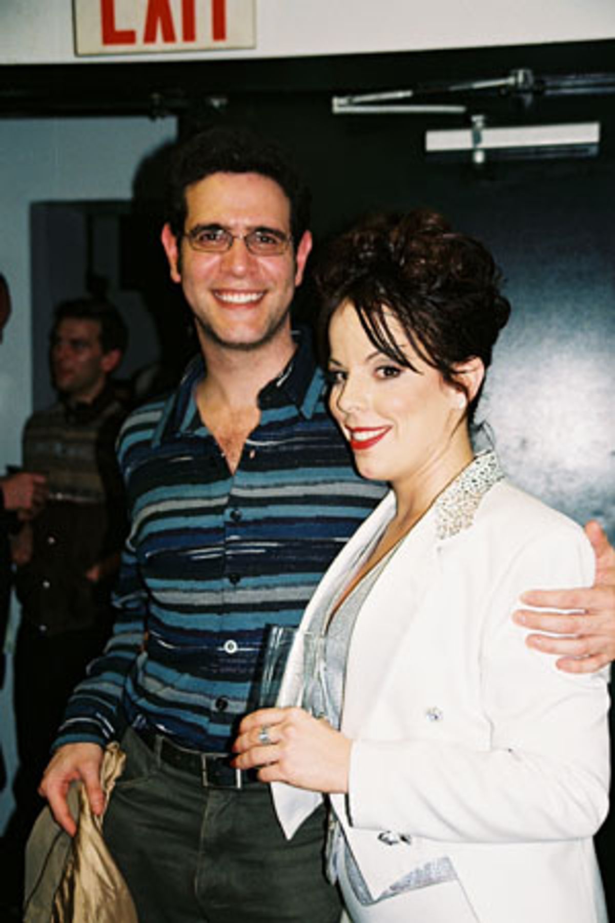Adam Feldman (Time Out New York) and Leslie Kritzer at 