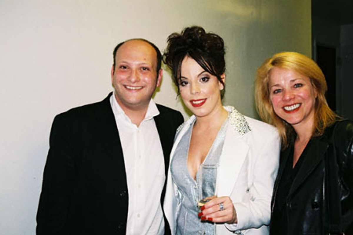 Isaac Horowitz, Leslie Kritzer and Sharon Fallon at 