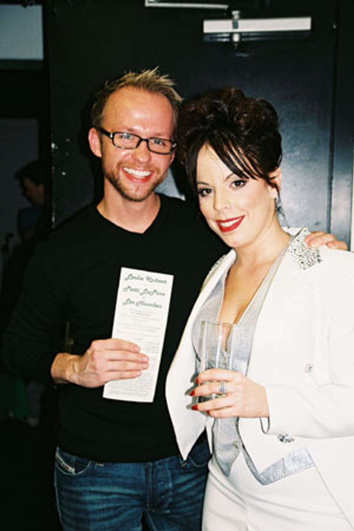 Marty Thomas and Leslie Kritzer at 