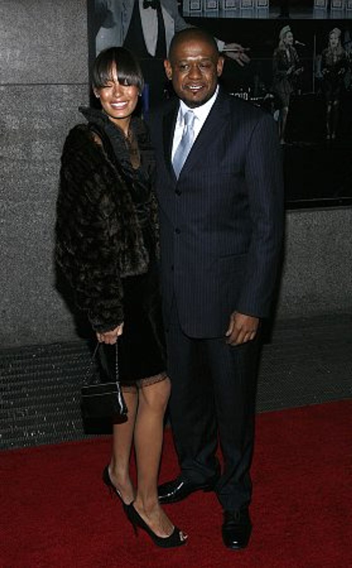 Keisha Whitaker and Forrest Whitaker at 