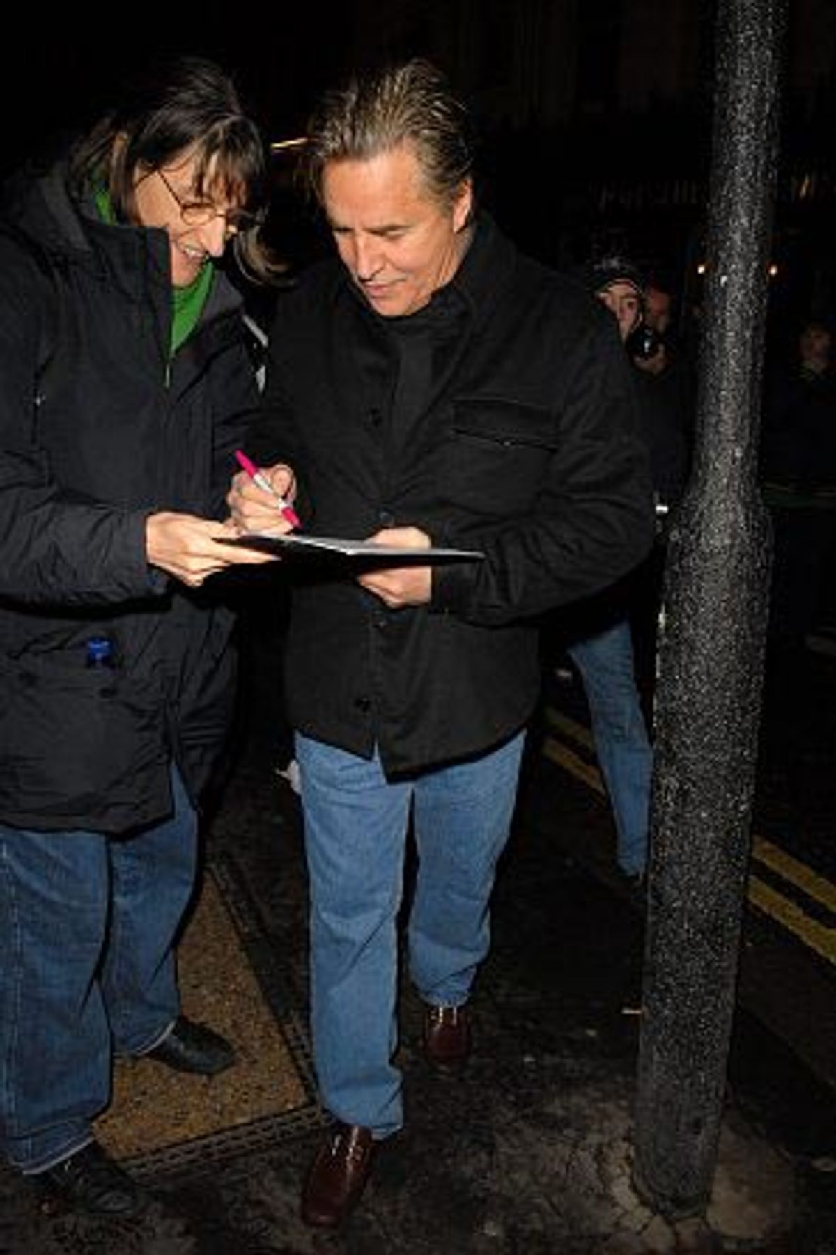 Don JOhnson and fan at 