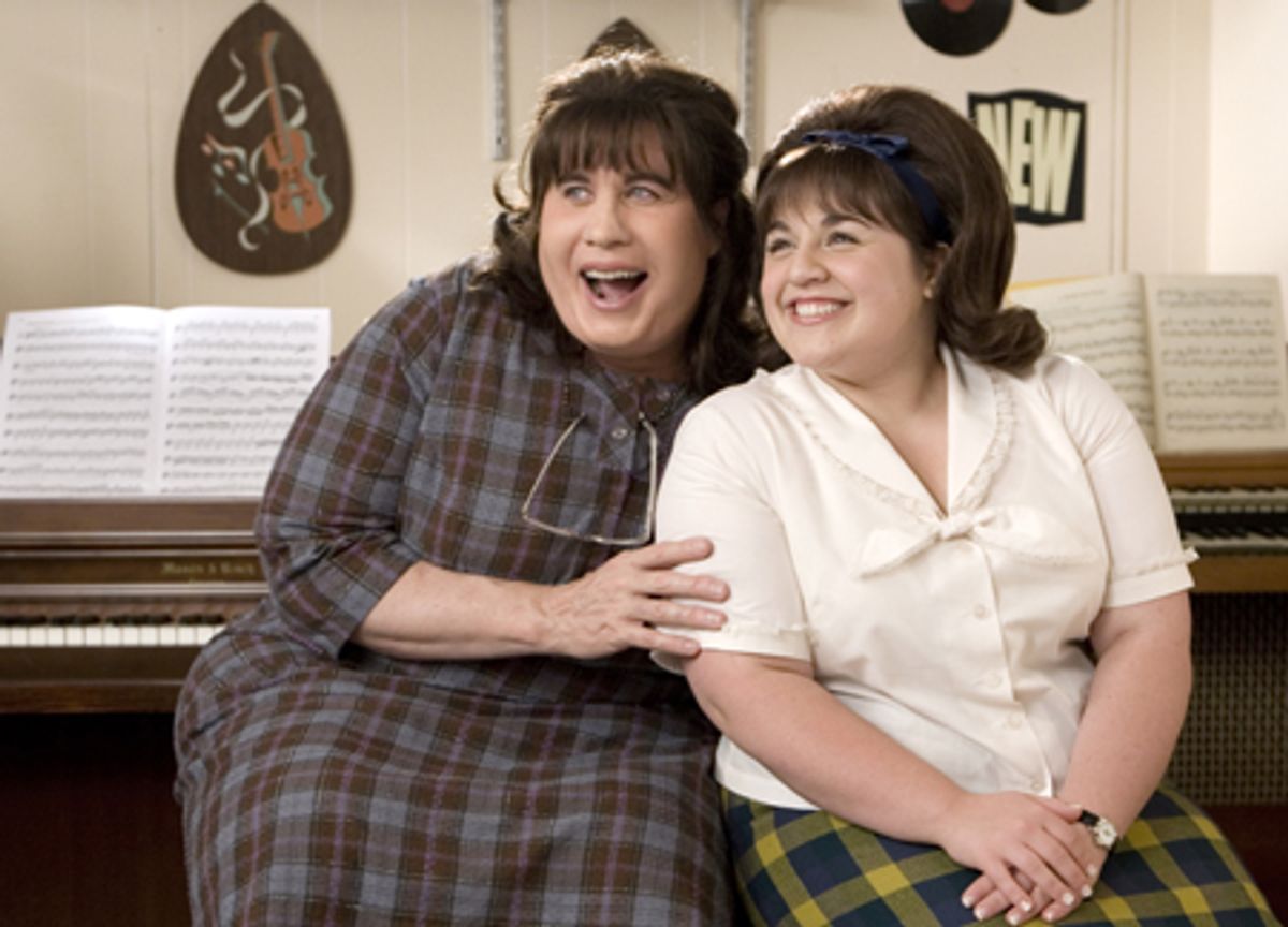 John Travolta and Nikki Blonsky at 