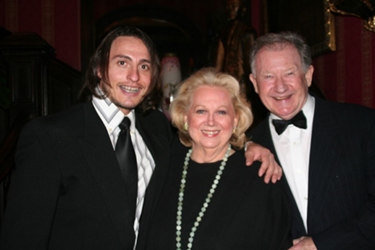 Richard DeRosa, Barbara Cook and Harvey Evans at 