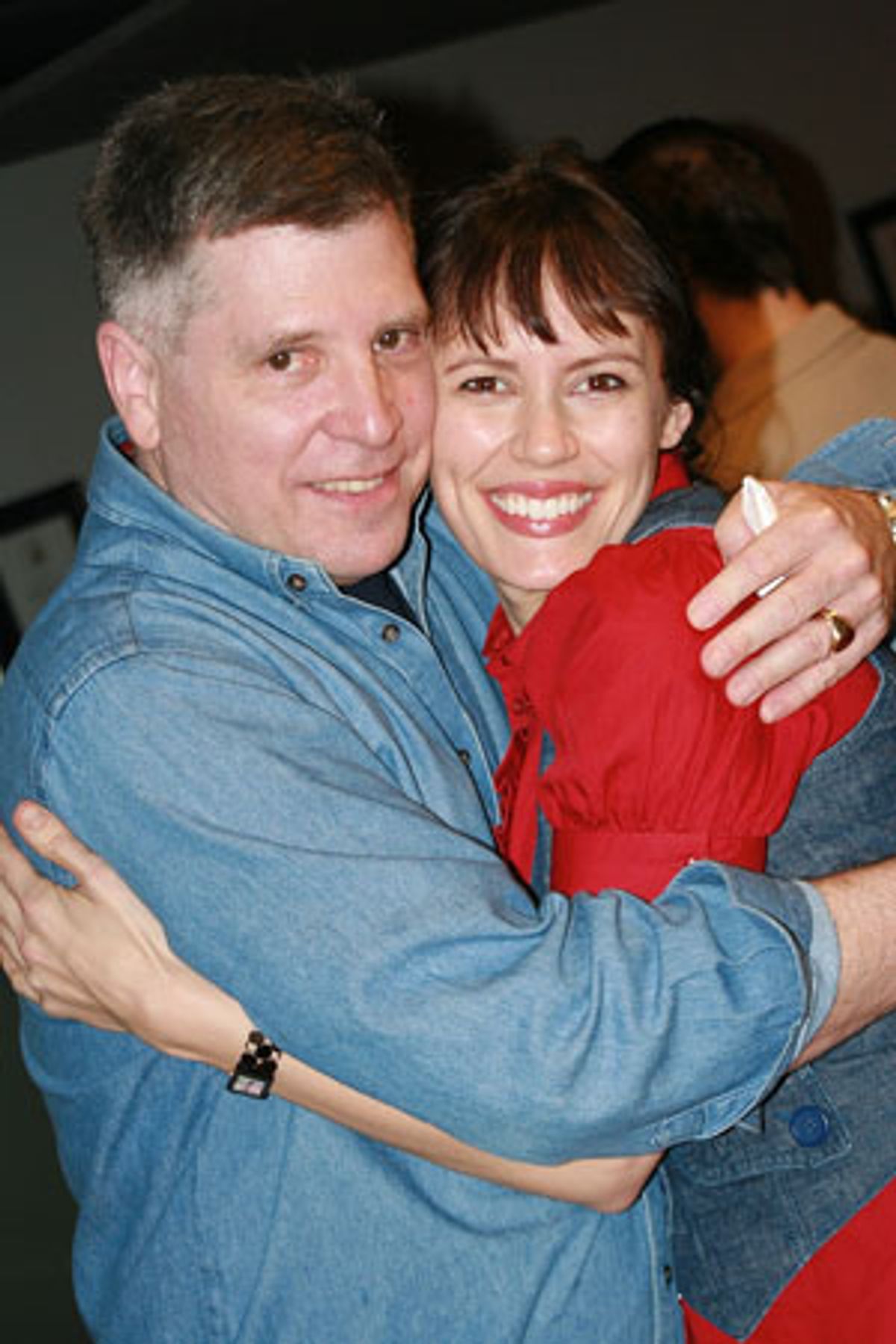 Steve Beckler (Stage Manager) and Emily Swallow at 