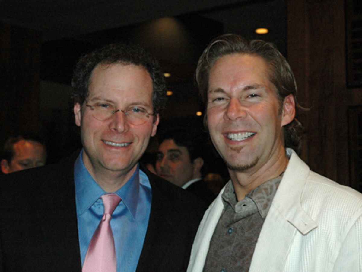 Producer Van Kaplan and choreographer Dan Mojica at 