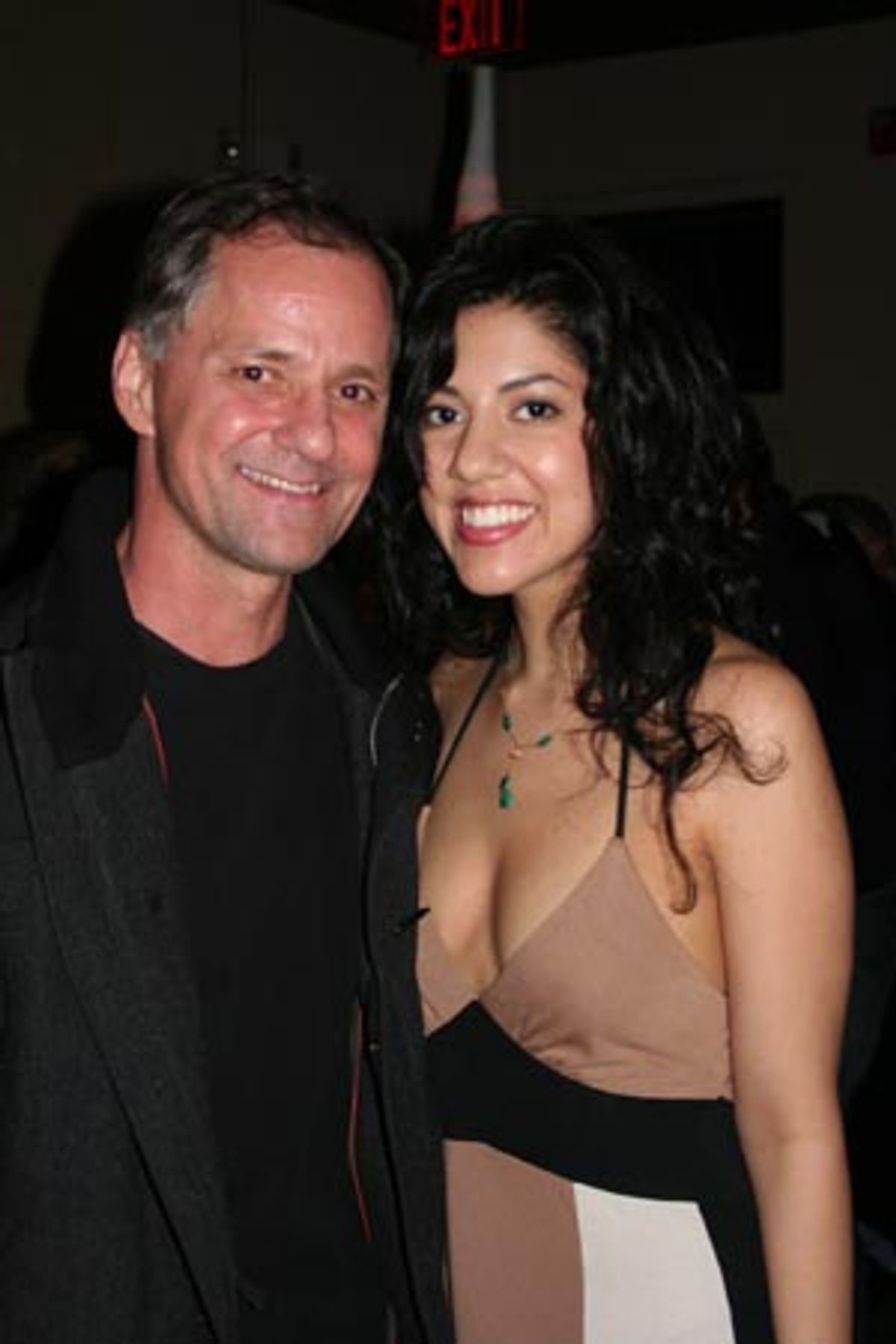 Peter Pucci (Choreographer) and Stephanie Beatriz (Rosa Gonzales) at 
