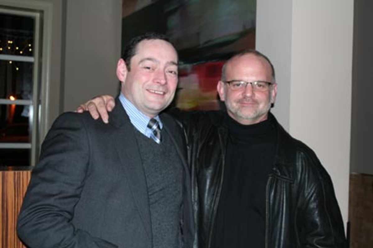 Michael Stotts (Hartford Stage Managing Director) and Michael Wilson (Hartford Stage Artistic Director, Paper Mill Director Summer and Smoke) at 