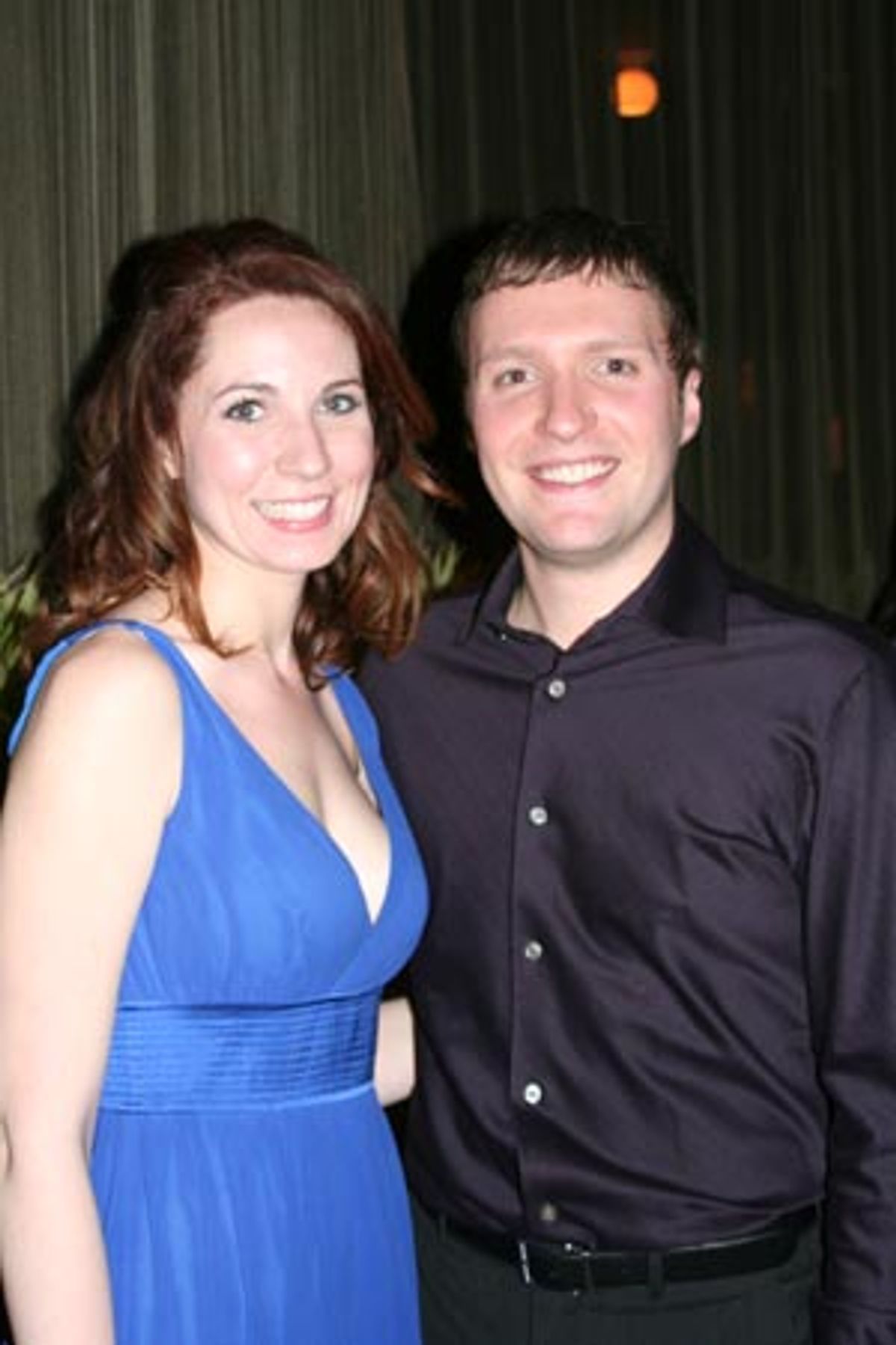 Elizabeth Capinera (Rosemary and Pearl) and John Ort (Vernon) at Summer and Smoke Opens at Paper Mill