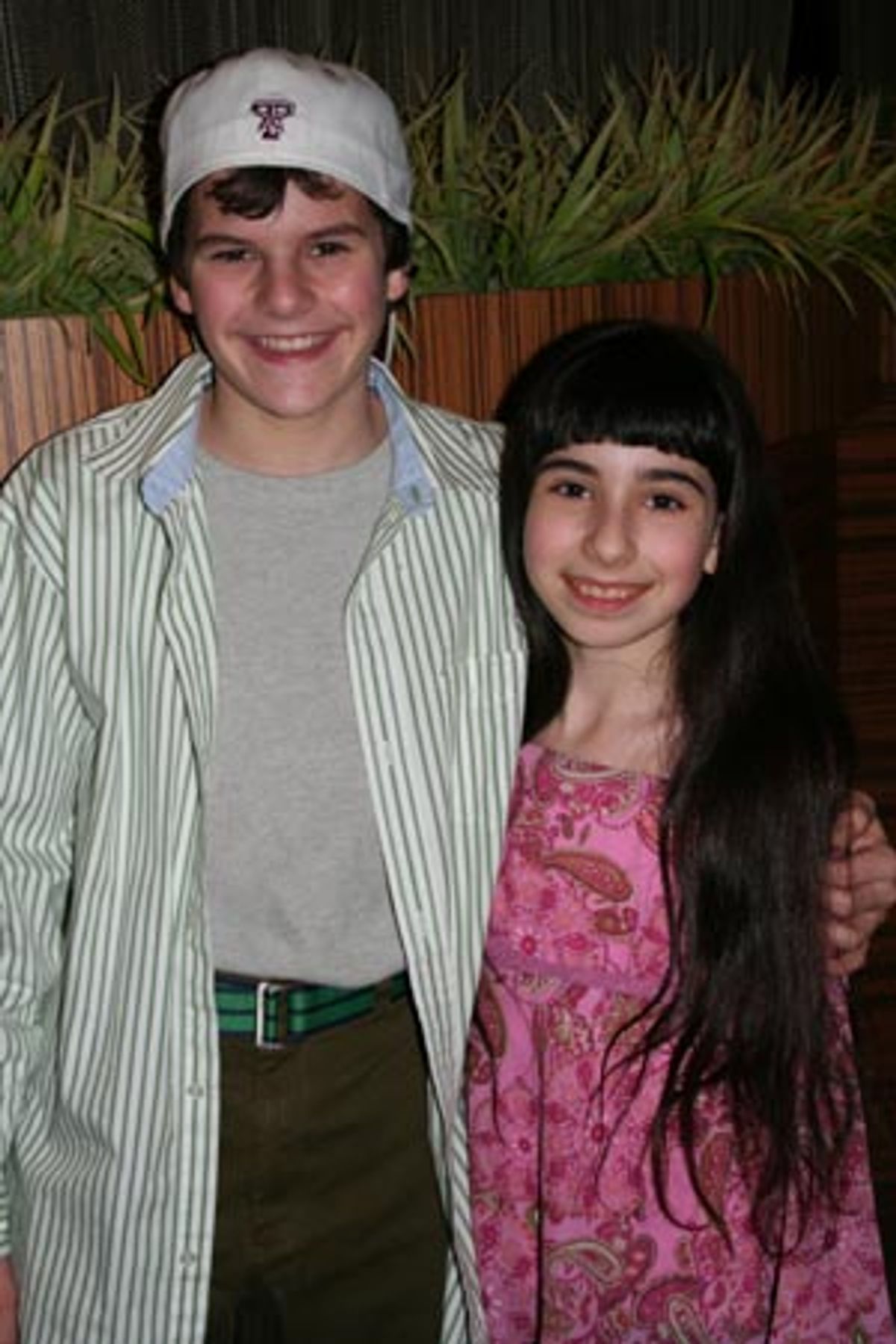 Kyle McLaughlin and Rachel Moss (Young Girl) at 