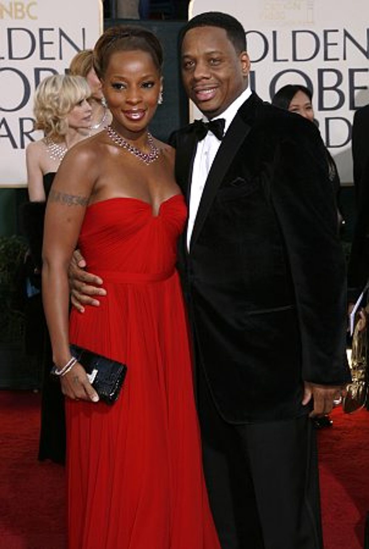 Mary J. Blige and husband at 