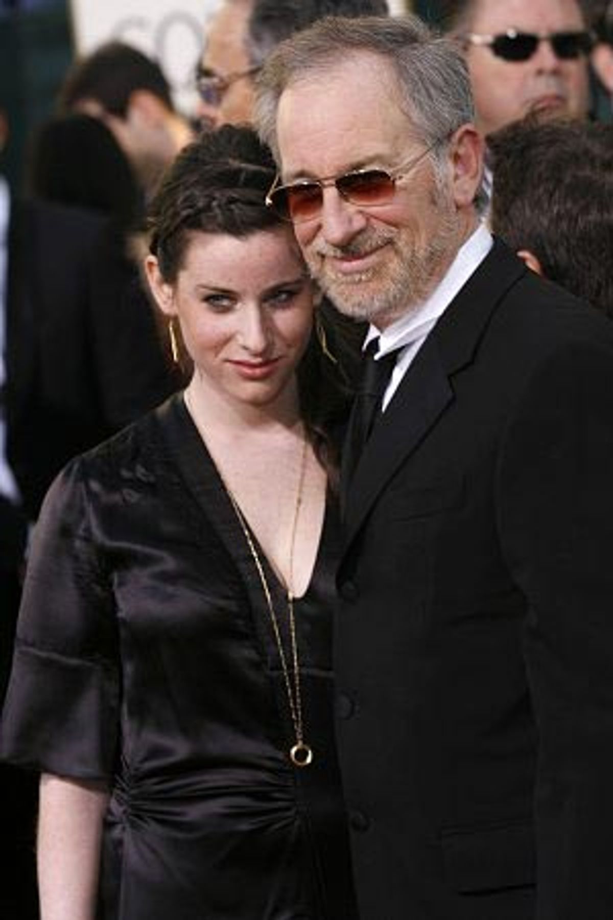 Steven Speilberg and daughter at 