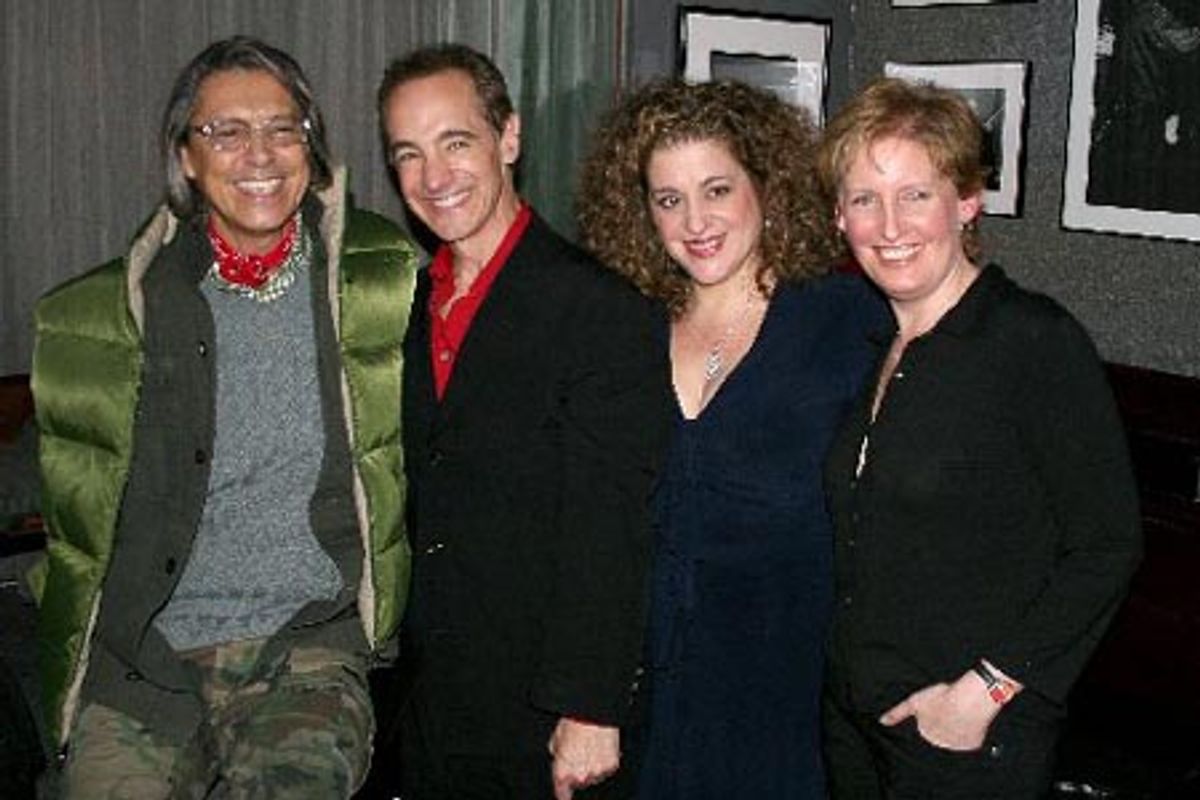 Tommy Tune, Jason Graae, Mary Testa and Liz Callaway at 