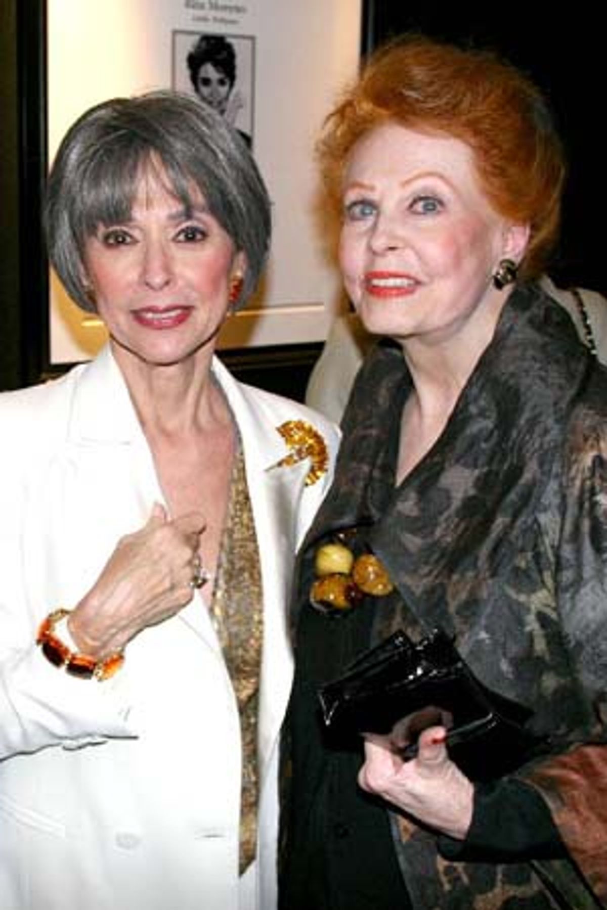 Rita Moreno and Arlene Dahl at 