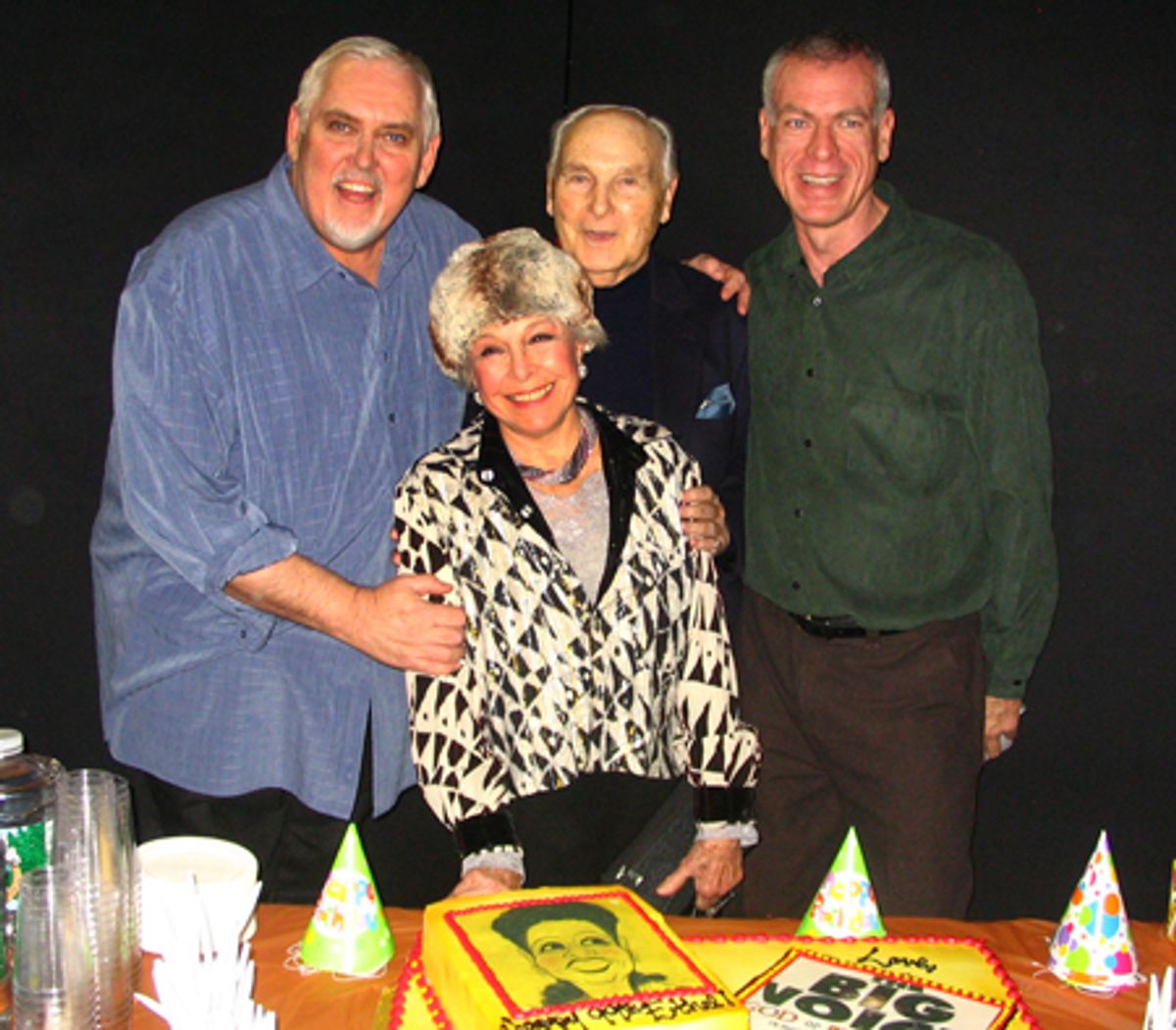 Jim Brochu, Marge Champion, Donald Saddler, and Steve Schalchlin at 