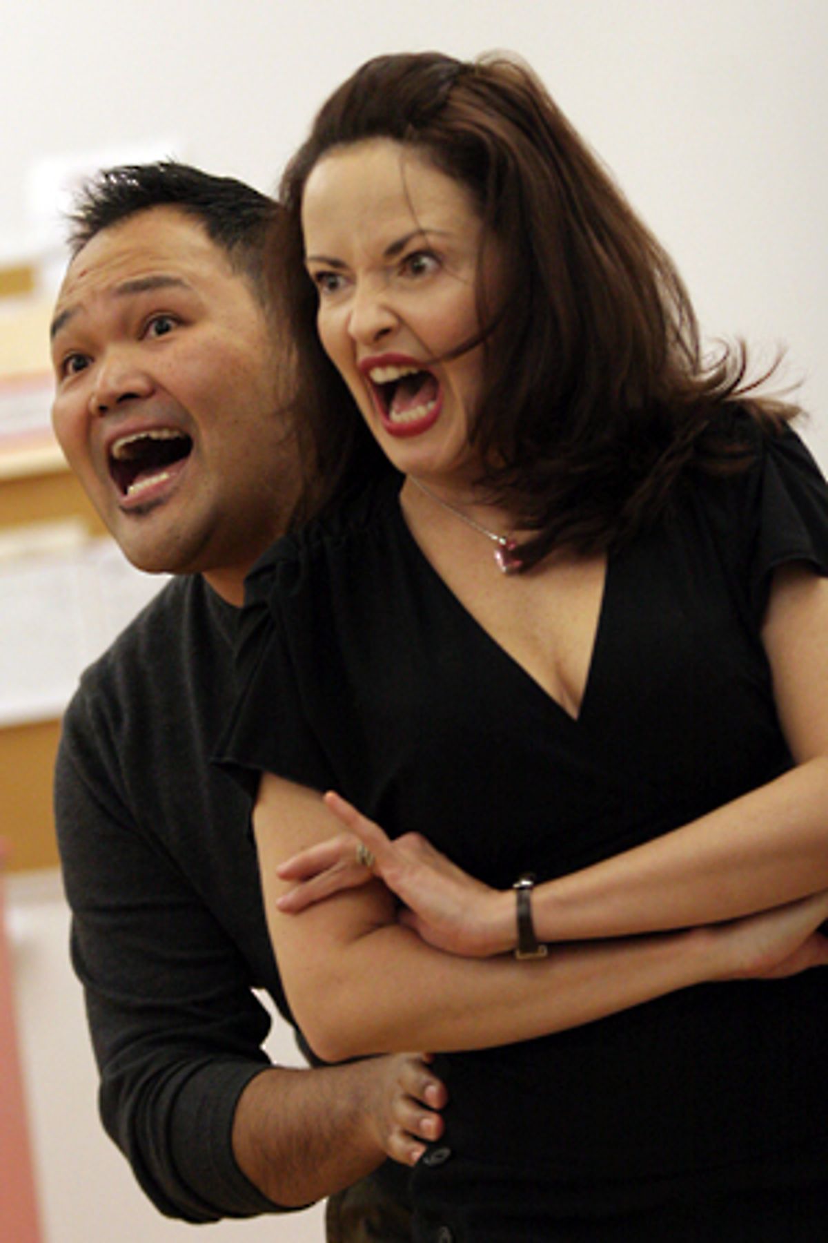 Orville Mendoza and Michele Ragusa
 at 