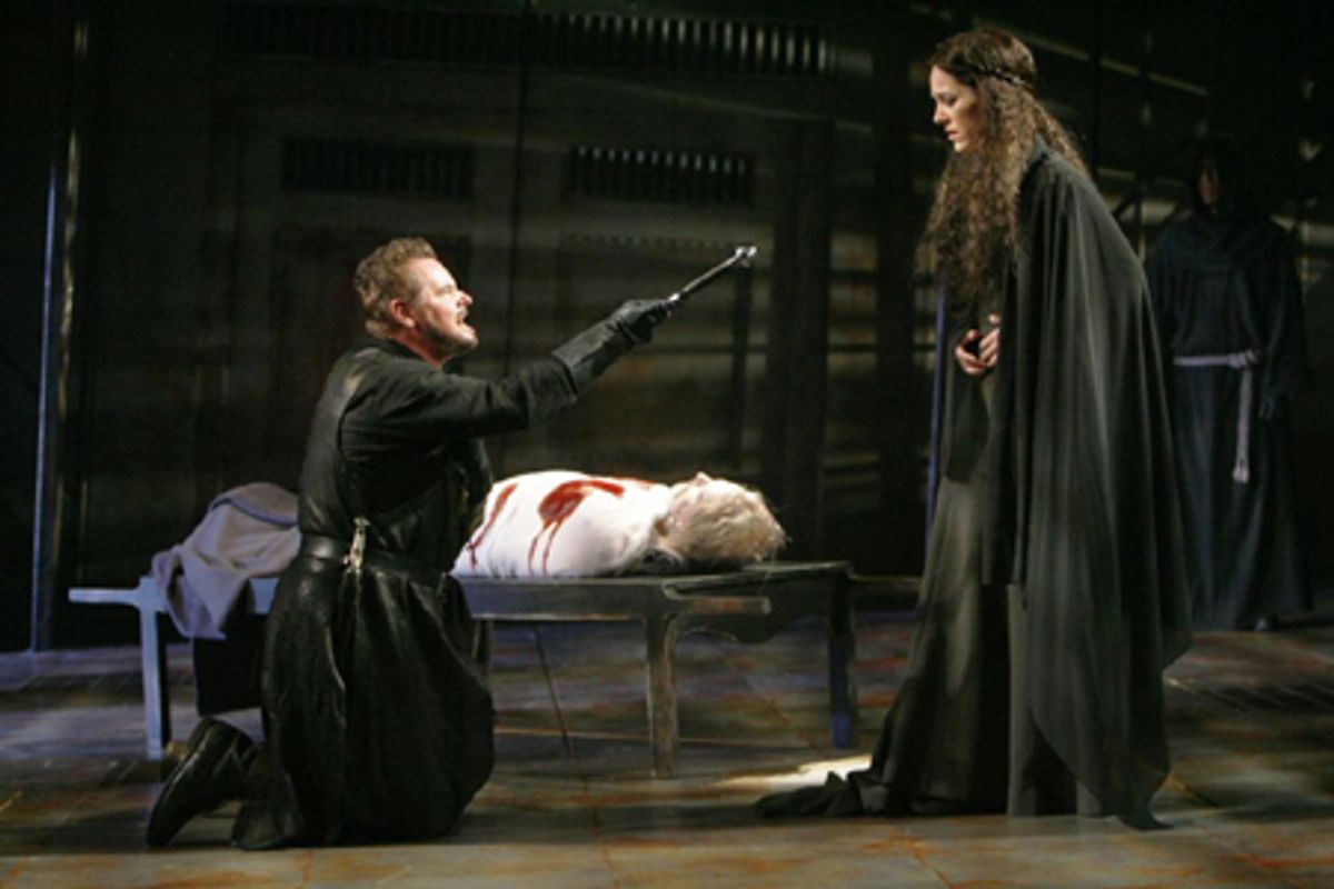 Geraint Wyn Davies and Claire Lautier as Lady Anne
 at 