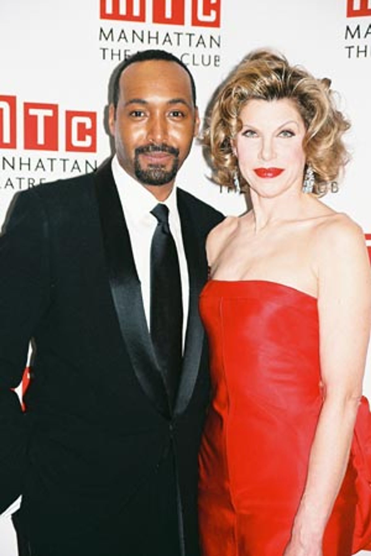 Jesse L. Martin and Christine Baranski at 