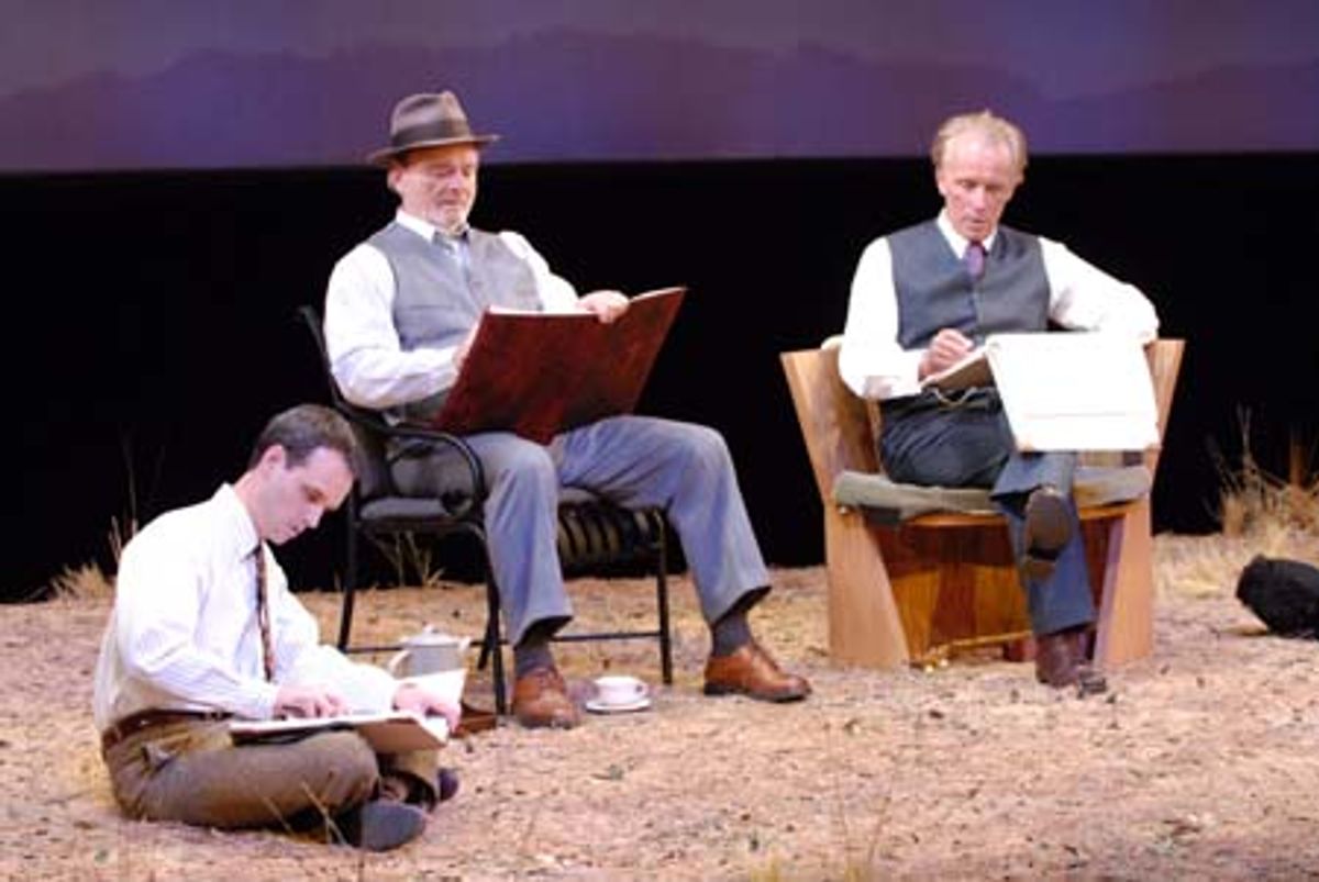 Jay Whittaker, Harris Yulin and Peter Weller at 