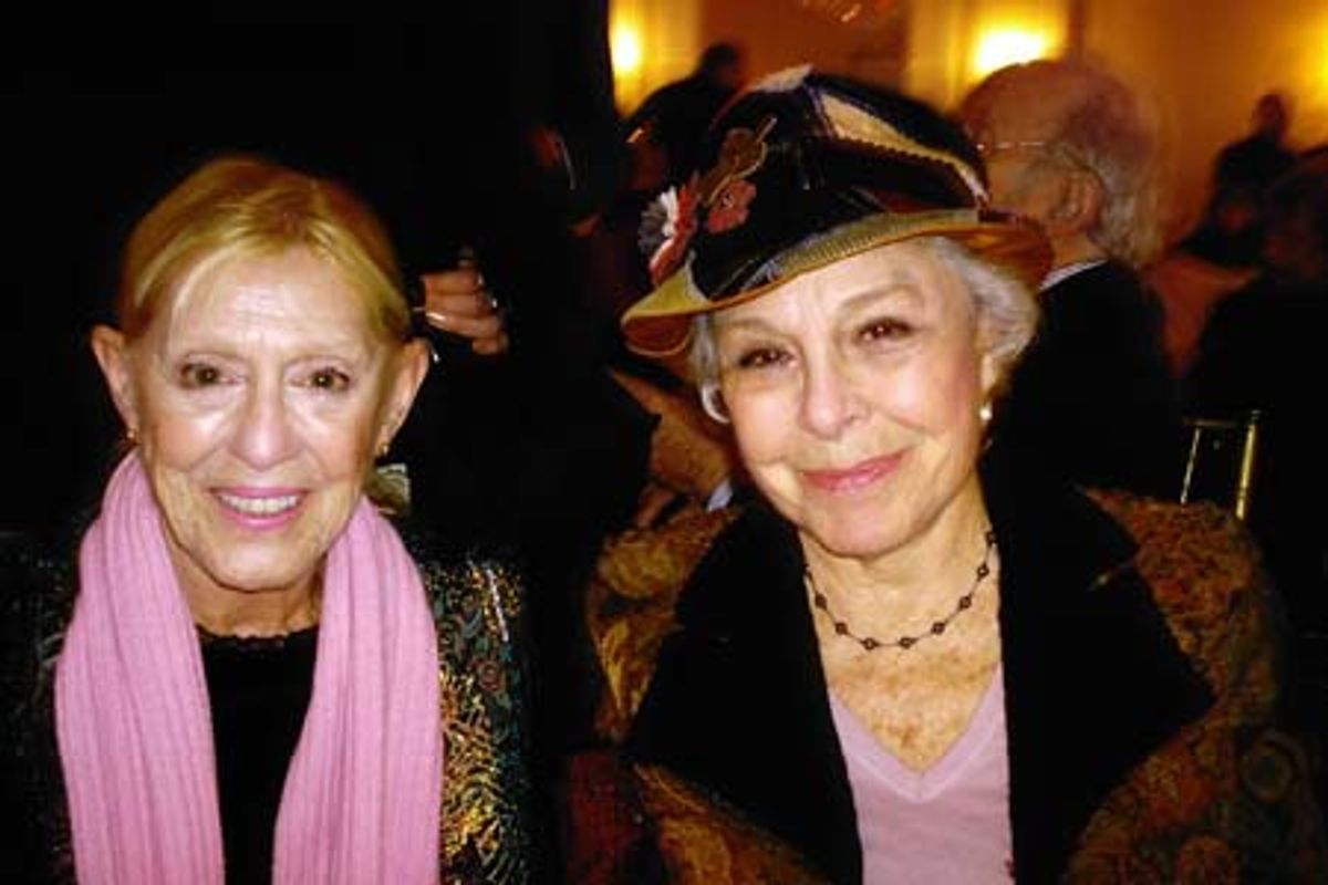 Hello, Dolly! star Sondra Lee (the original Minnie Fay) and Marge Champion at 