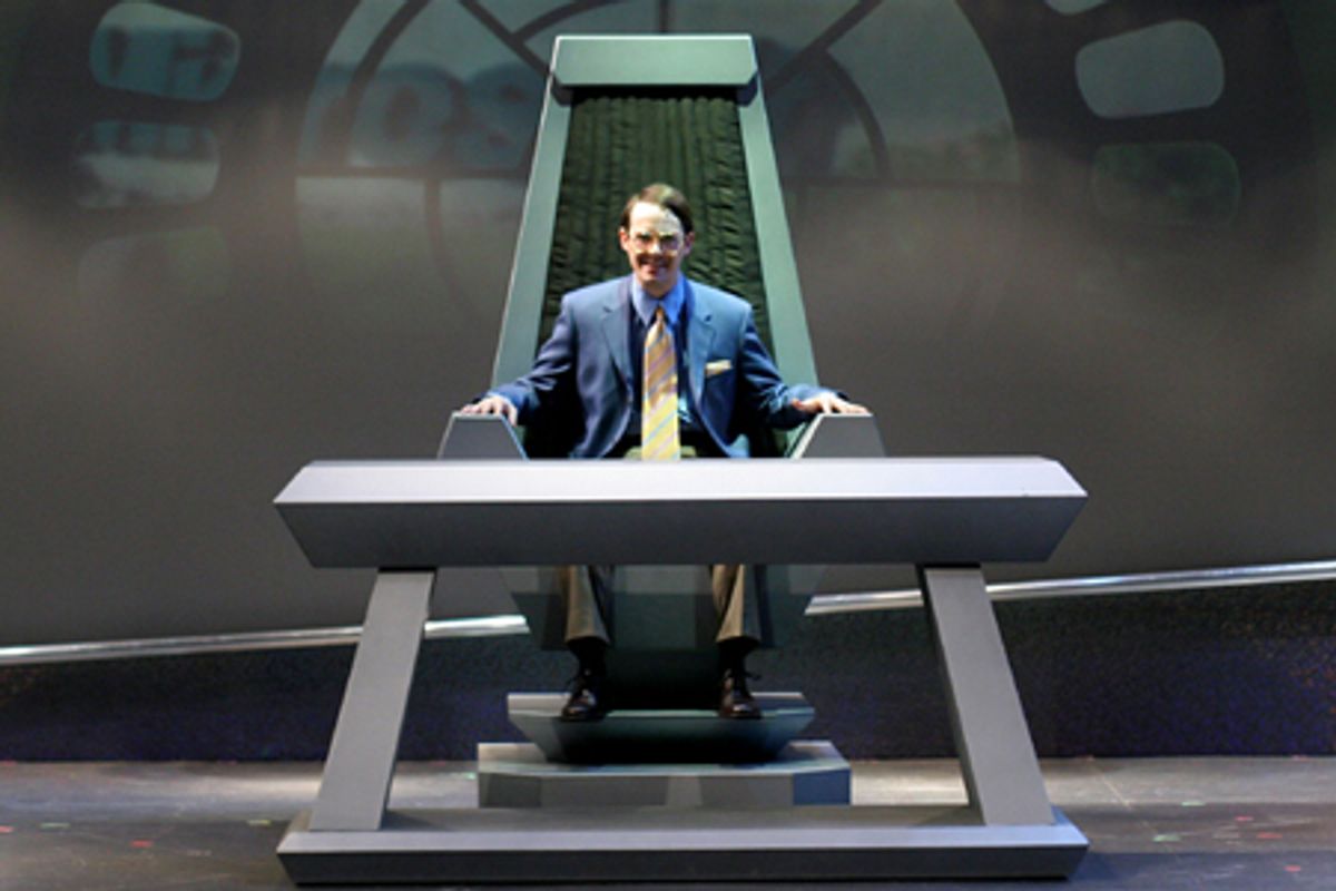 Jim Poulos as Bill Gates at 