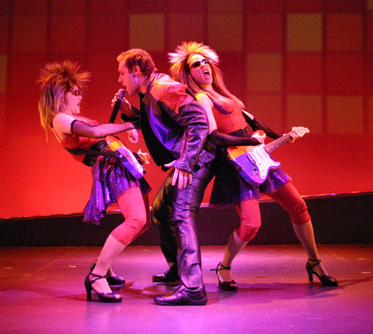 Chandra Lee Schwartz, Charlie Pollock and Emily Shoolin at 