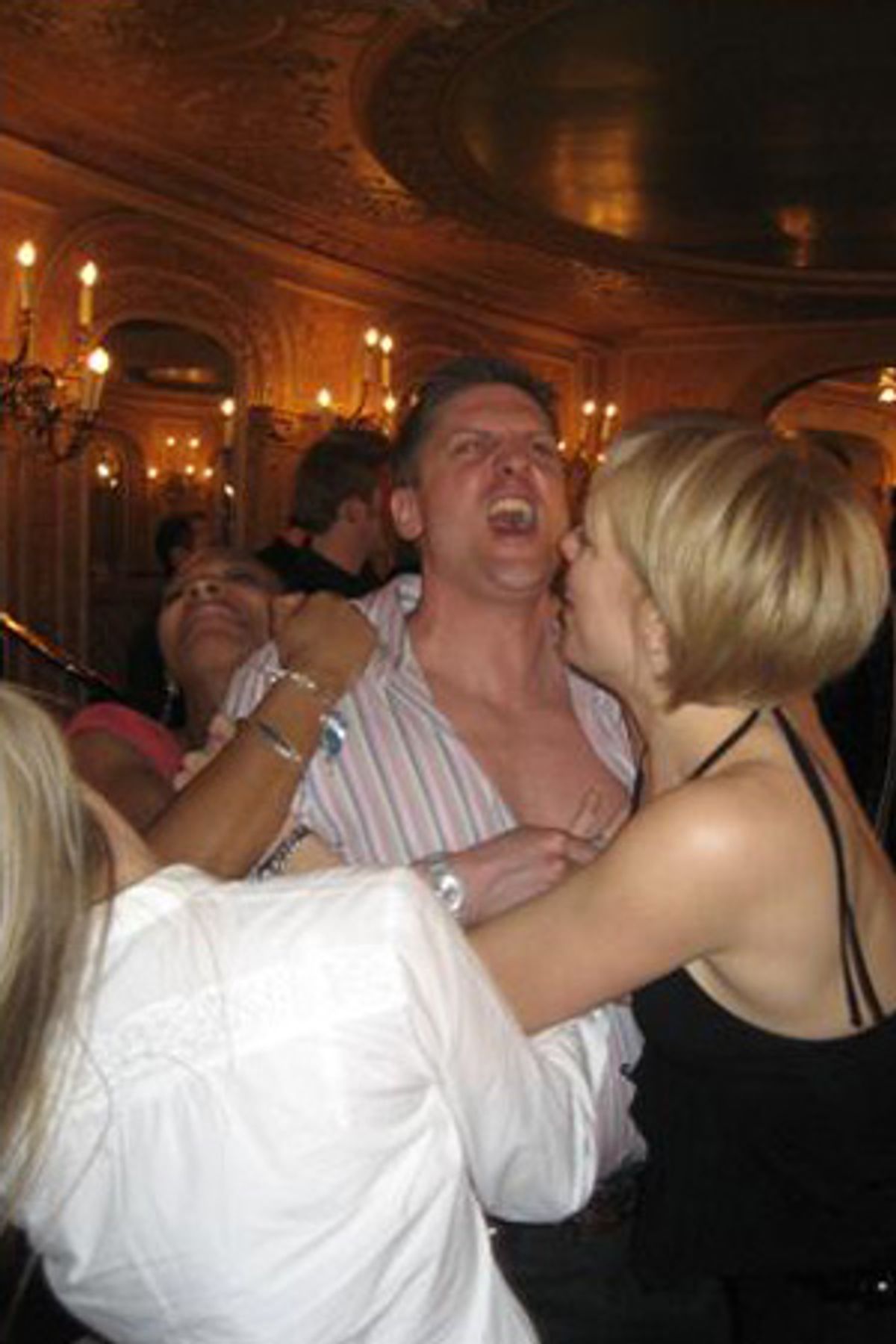 The girls can't get enough of Christopher Sieber at 