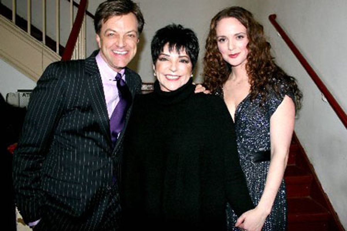 Jim Caruso, Liza Minnelli, and Melissa Errico at 