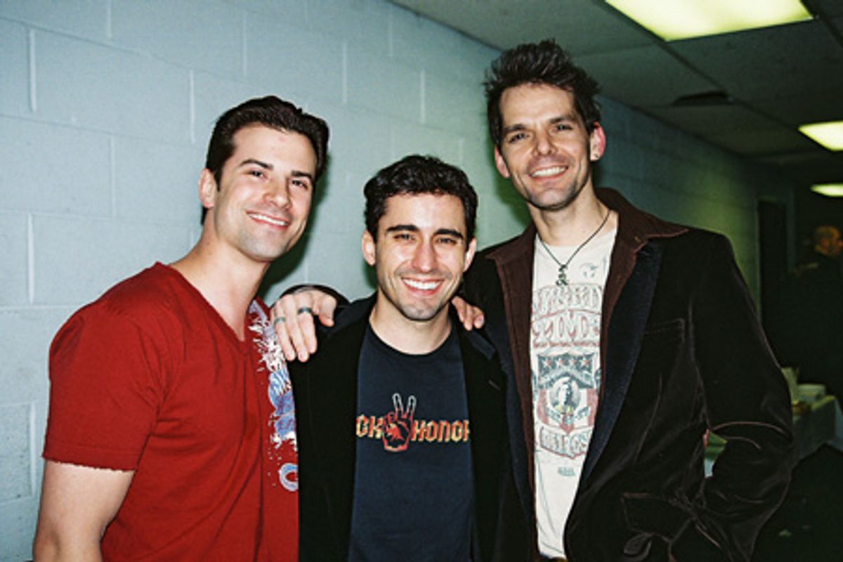 Dominic Nolfi, John Lloyd Young and J. Robert Spencer at 