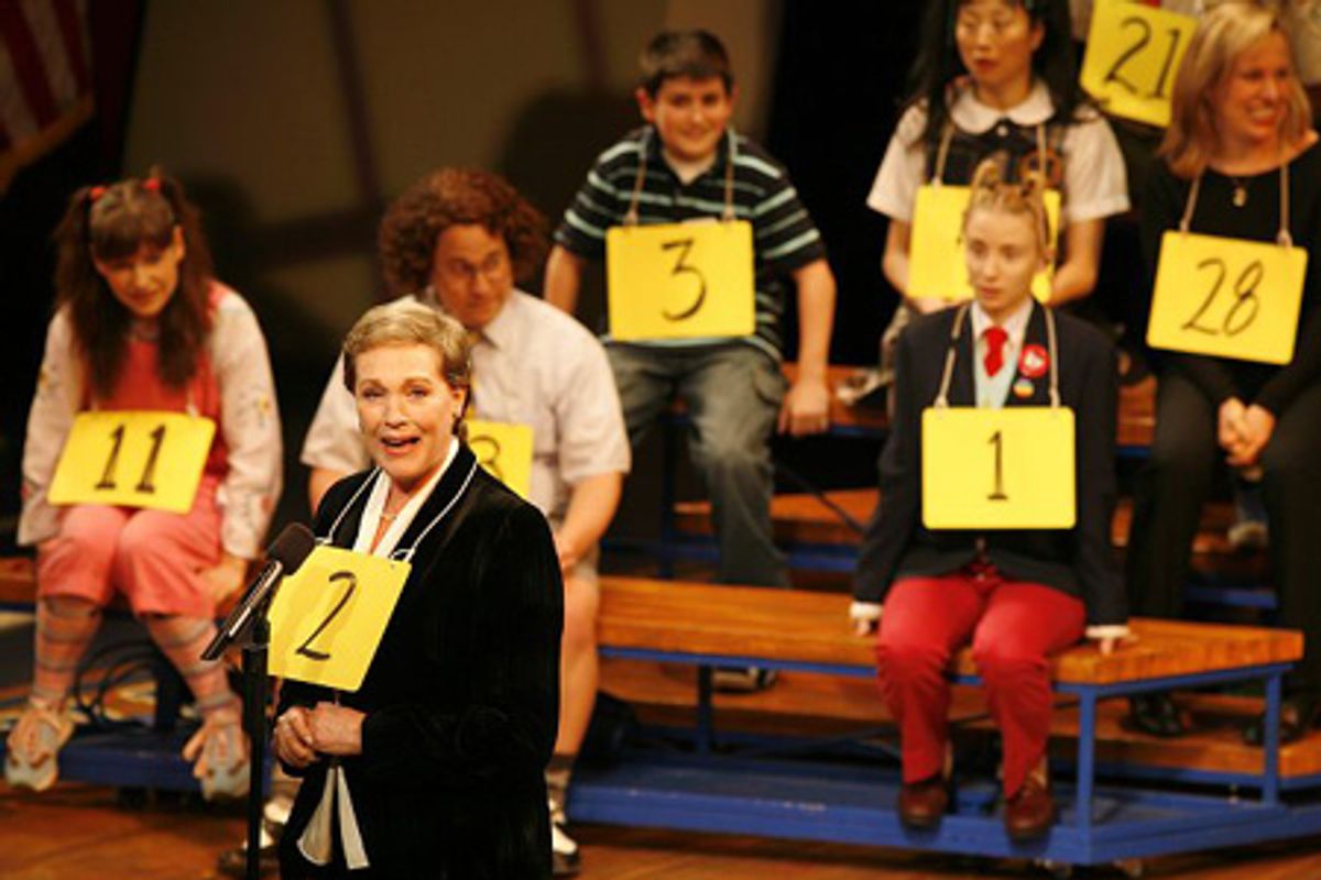 Julie Andrews and cast at 